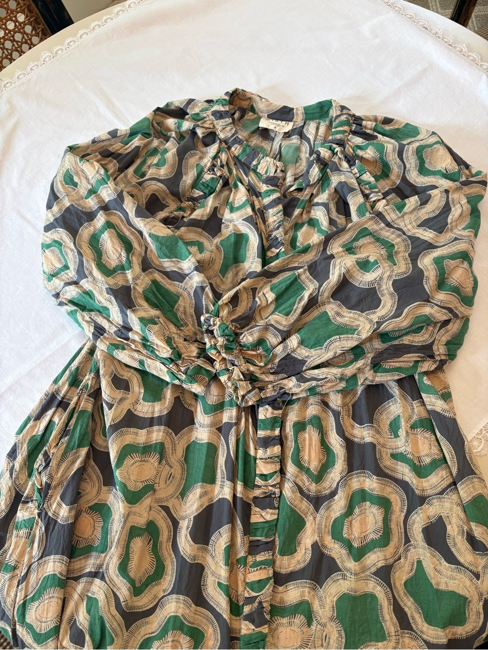 Mirth Somerset Dress Marine Puddles - Picture 4 of 10